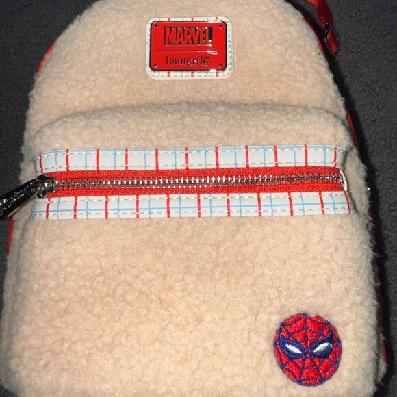 LOUNGEFLY WALT DISNEY MARVEL SPIDERMAN SPIDER MAN SUPERHERO MINI BACKPACK - NWOT main image 6
